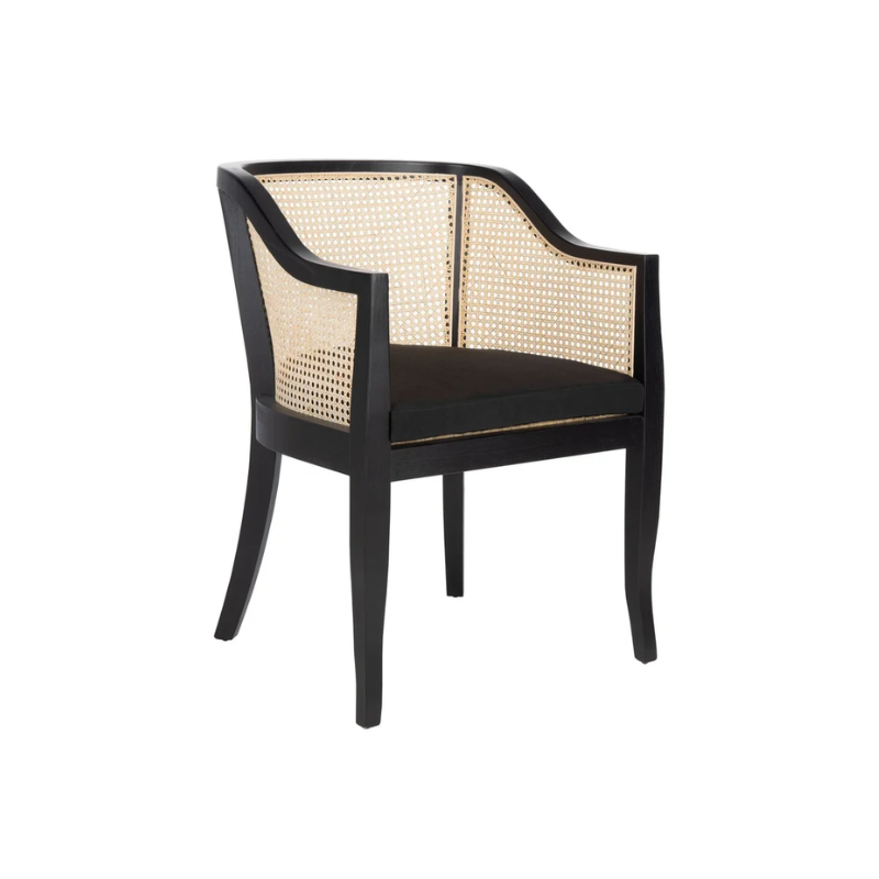 this is an image of a wicker chair