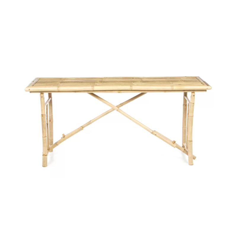 this is an image of a bamboo table