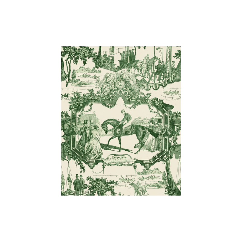 this is an image of toile wallpaper