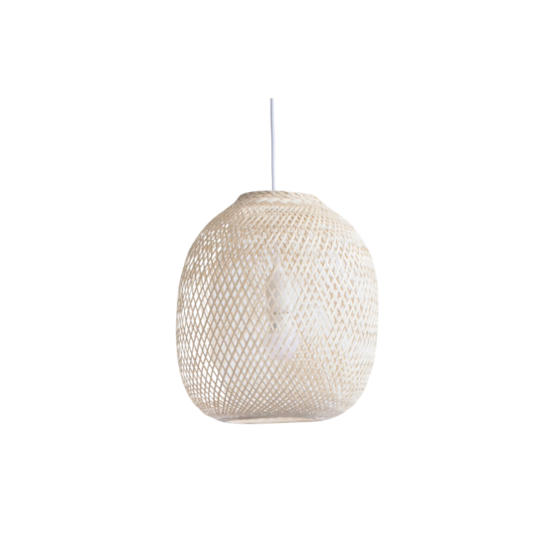this is an image of a bamboo light